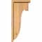 Ekena Millwork Del Monte Smooth Corbel w/Backplate, Western Red Cedar, 5 1/2"W x 10"D x 22"H COR06X10X22DEL01SWR - alternate 3